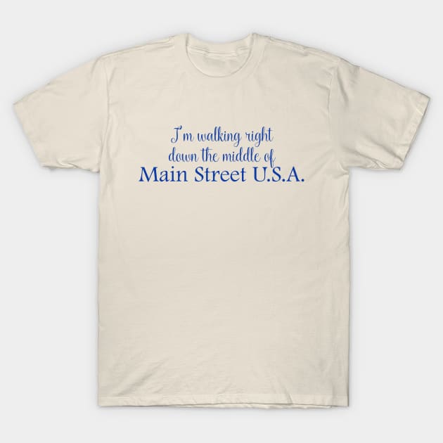 Main Street USA T-Shirt by mariahmilller